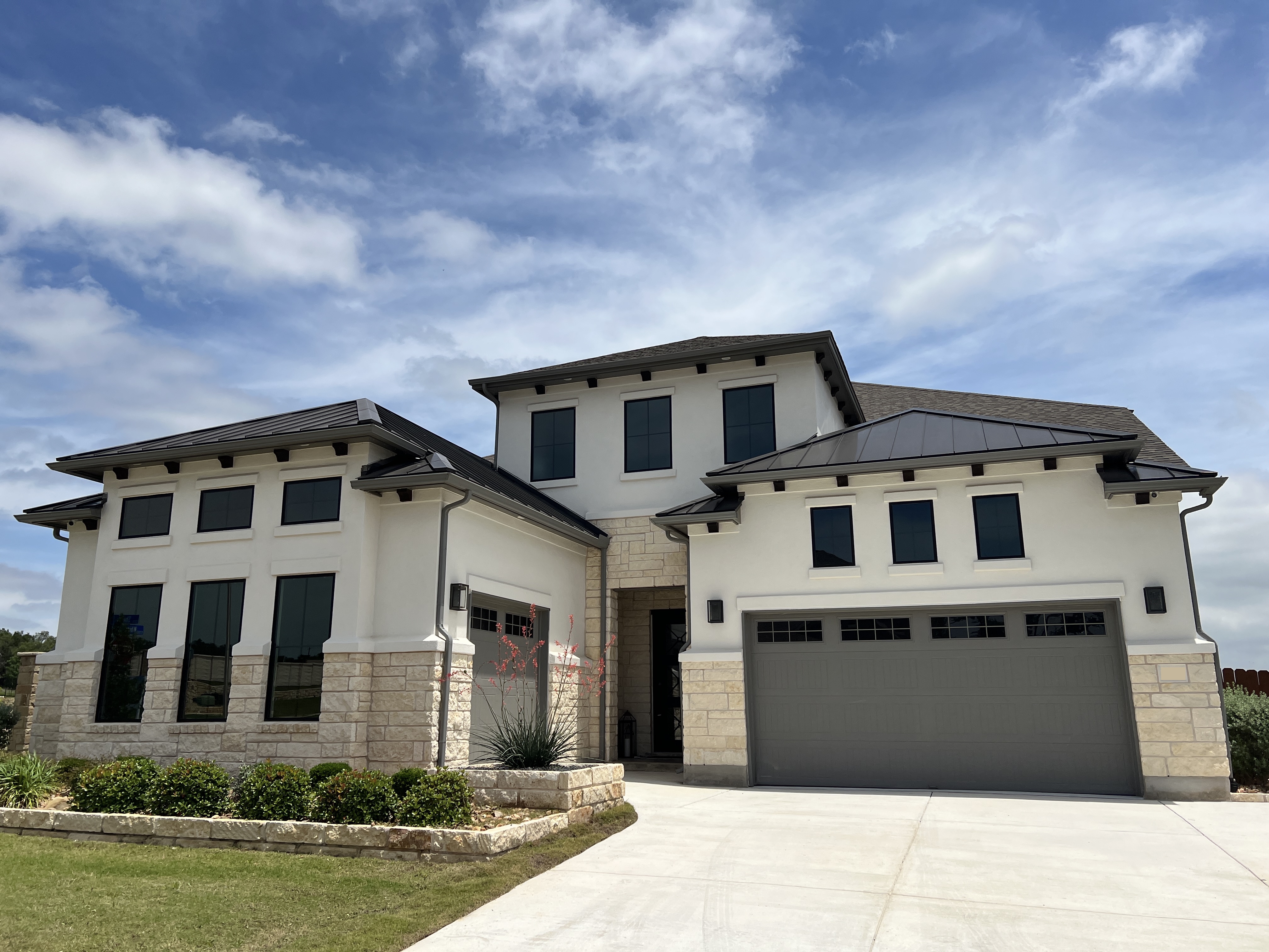 Blackburn Homes exterior in The Heights at San Gabriel in Georgetown, Texas