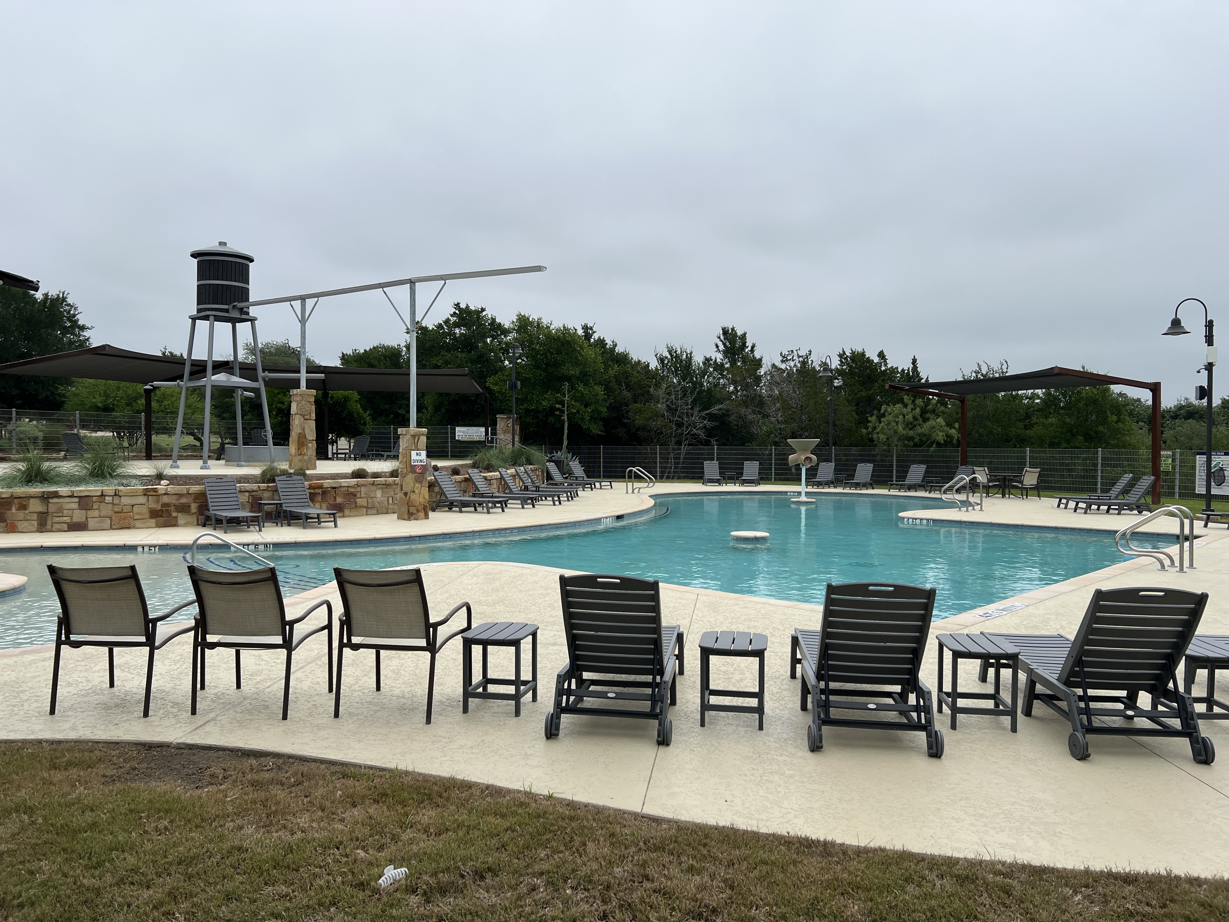 Neighborhood pool in Rancho Sienna Georgetown Texas