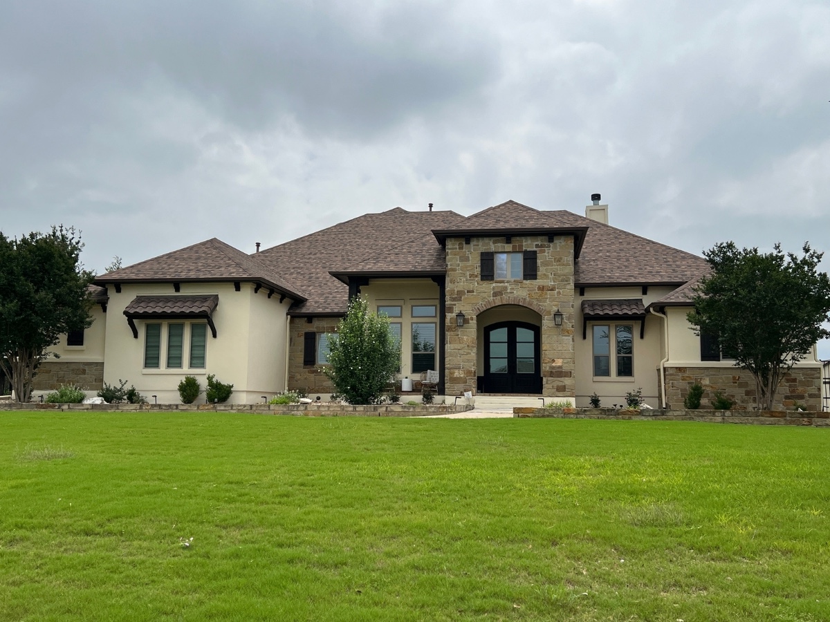 Hill Country neighborhood setting in Reagan's Overlook Leander Texas