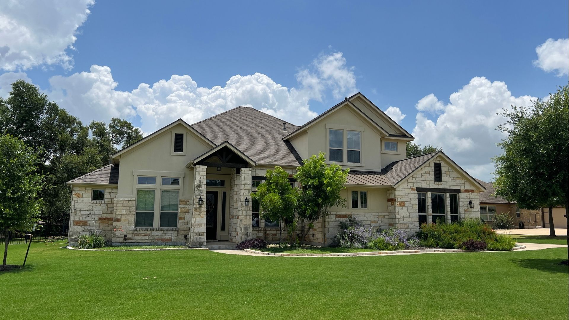 Home for sale in Greatwood, an established acre-lot community in Leander, Texas