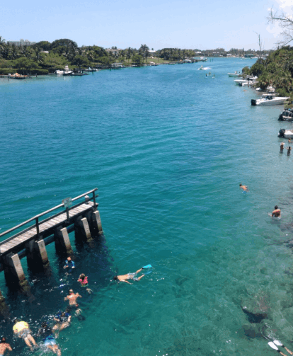 Cato's Bridge Jupiter Island Shallows Clear Water