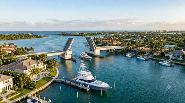 feature image of The "Dock &amp; Drive" Tax: Calculating the True Value of Fixed-Bridge Clearances in Jupiter