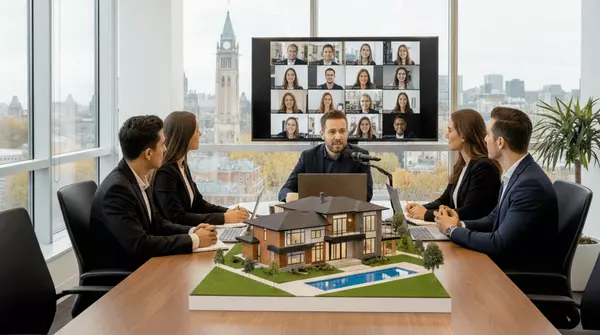 realtors on a webinar