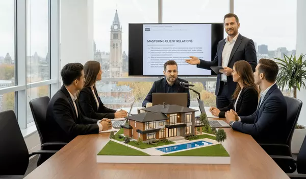 realtors in a training session