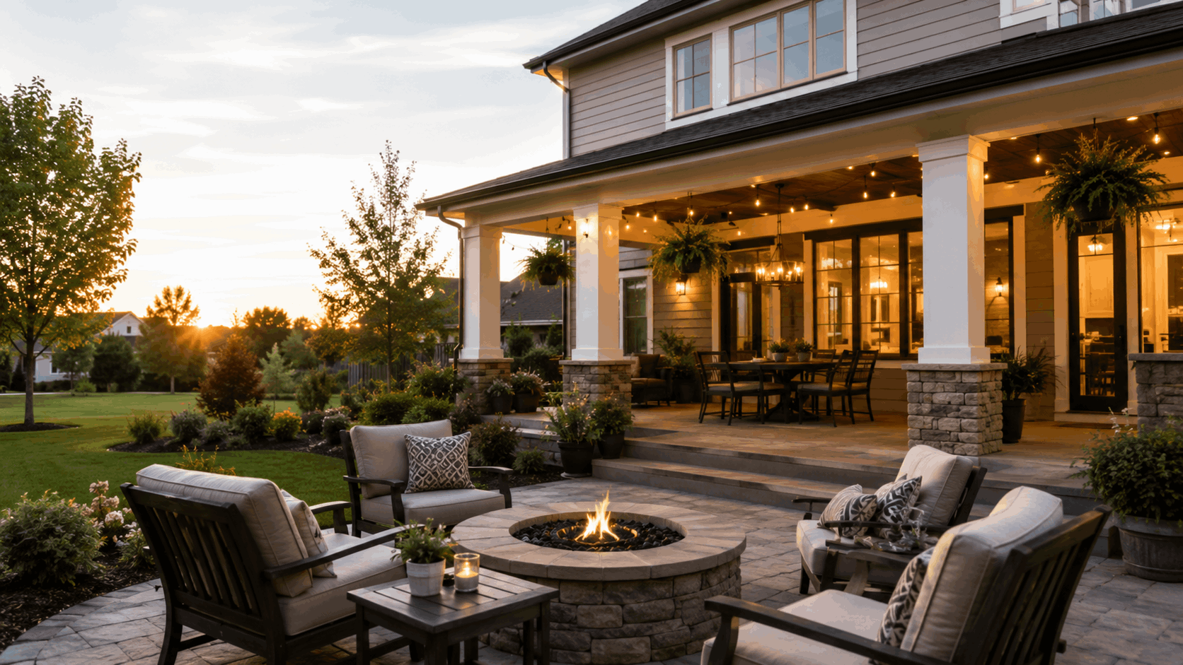Fox River Valley home at golden hour — choosing the right listing agent