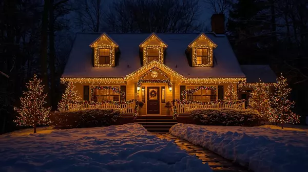 feature image of Brighten Up Your Holidays: How to Decorate Your Home with Christmas Lights for Stunning Curb Appeal