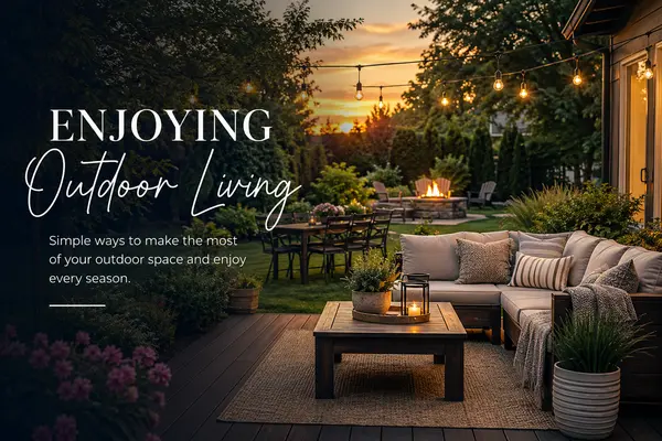 Enjoying Outdoor Living: Making the Most of Your Space This Season