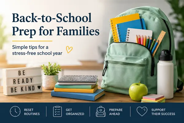 Back-to-School Prep for Families: A Simple Guide to Start the Year Stress-Free,Heather Markus