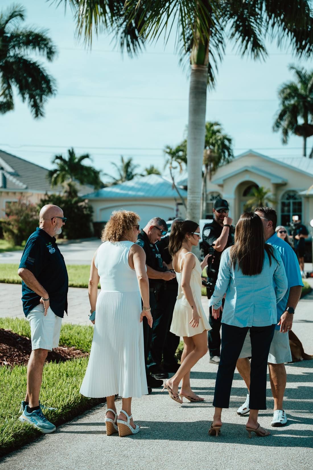 Integrity 1st Group agents on-site at the future St. Jude Dream Home lot in Cape Coral