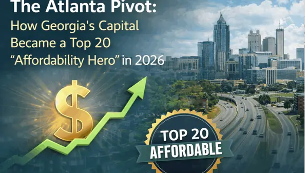 The Atlanta Pivot: How Georgia’s Capital Became a Top 20 "Affordability Hero" in 2026