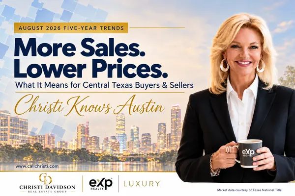 Five Years of Central Texas Real Estate: What the August 2026 Trends Mean for You