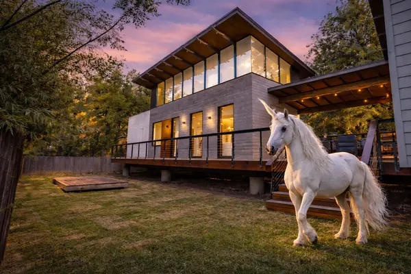 The Brentwood Unicorn - A Rare Architectural Home Appears During SXSW Week in Austin,Christi Davidson