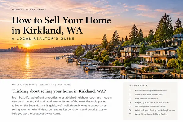 How to Sell Your Home in Kirkland, WA: A Local Realtor's Guide