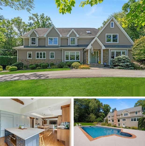 7 Deerhill Drive, Ho-Ho-Kus — exterior, kitchen, and pool