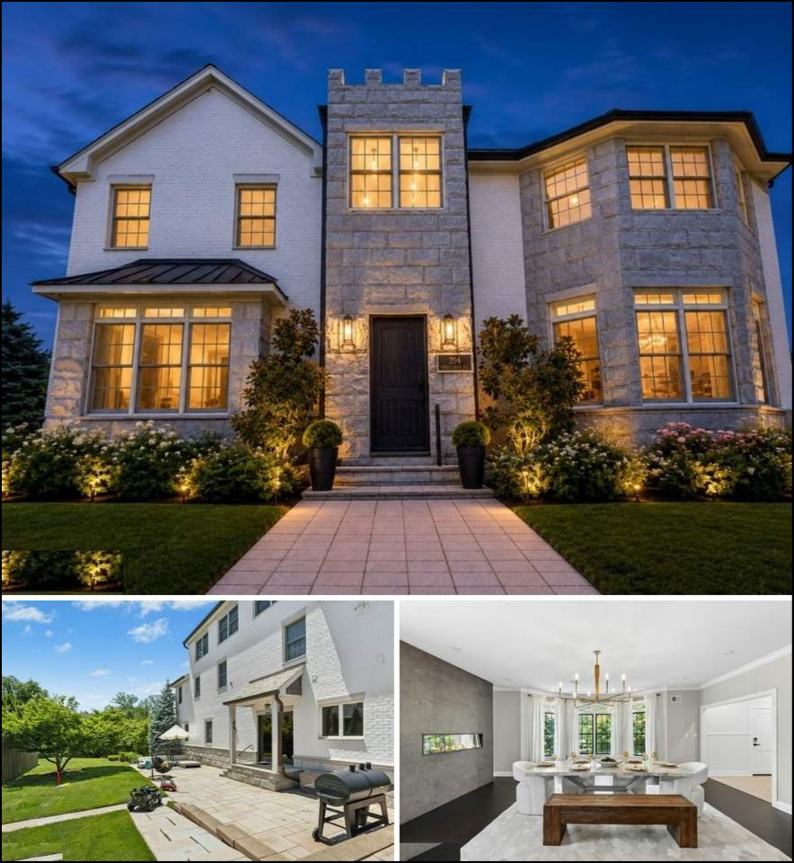 204 North Union Avenue, Cranford NJ — luxury colonial listed at $1,749,000 one block from the train station