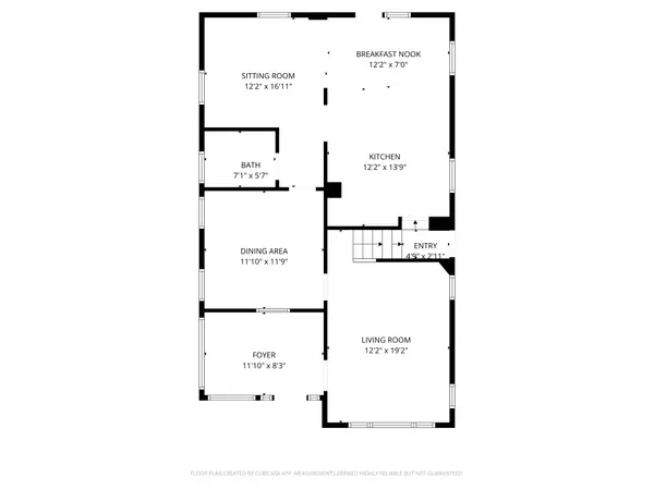 11 Cherry Pl, Nutley, NJ - Main Floor Layout