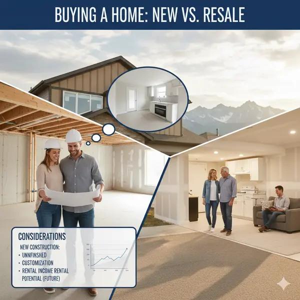 Should You Buy New Construction with an Unfinished Basement or a Resale with a Finished Basement? Considering Rental Income,Rohit Makhija