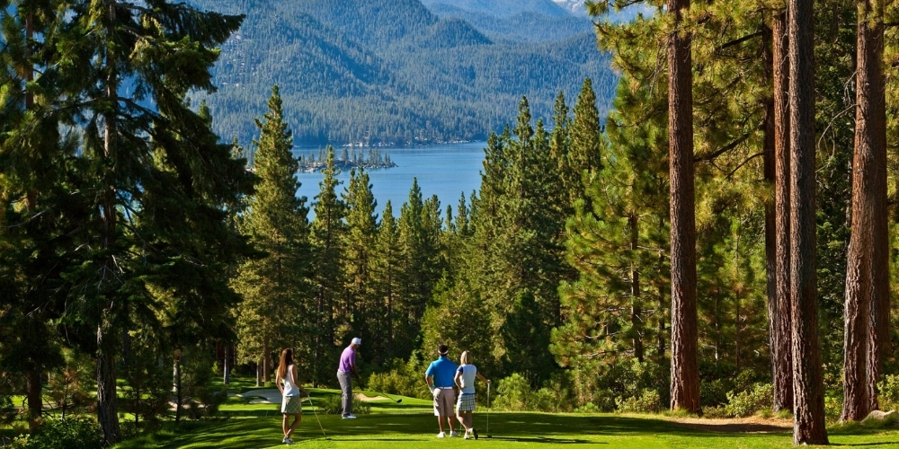 Incline Village golf course and trees