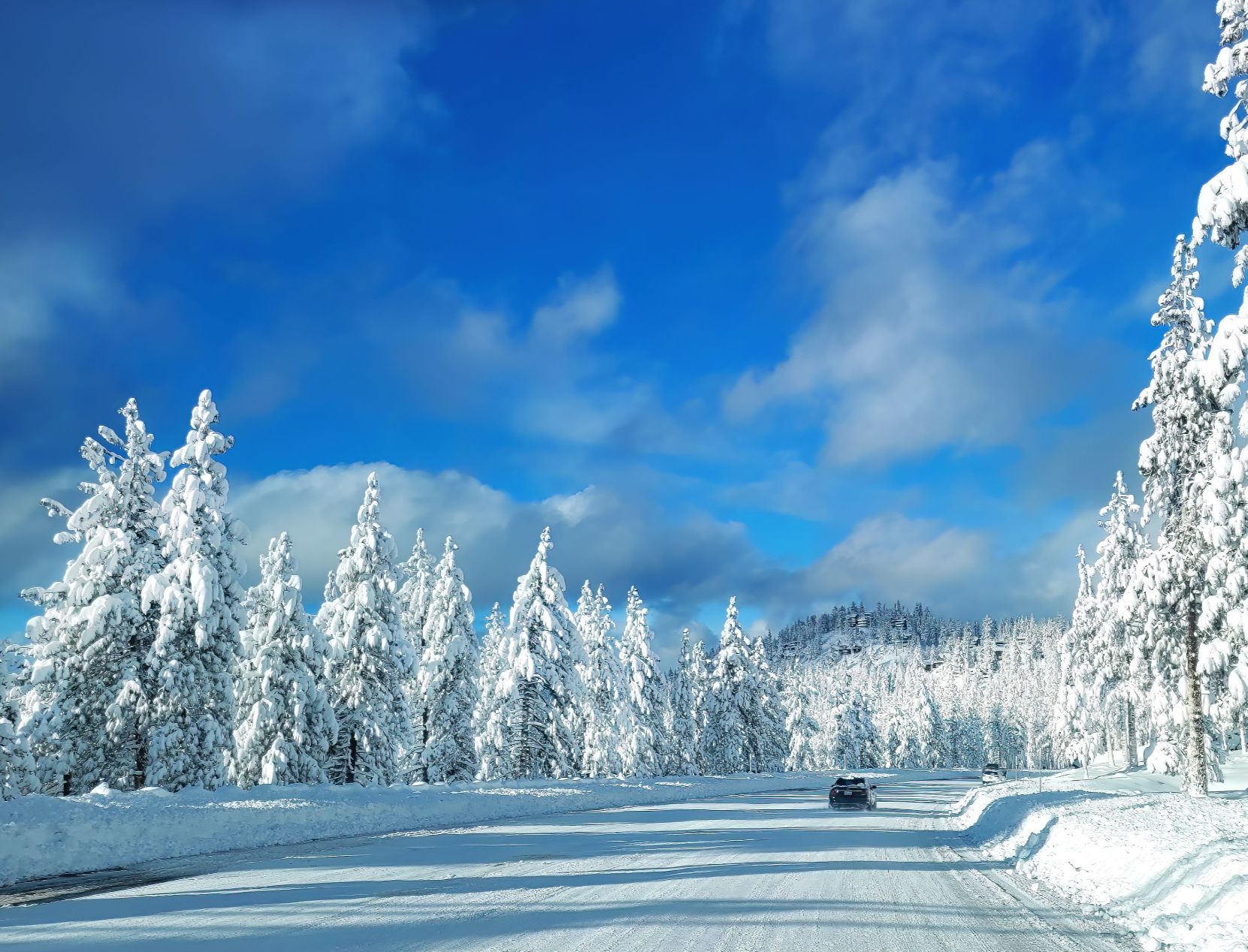 Luxury Nevada Lake Tahoe home with cleared winter street and accessible driveway