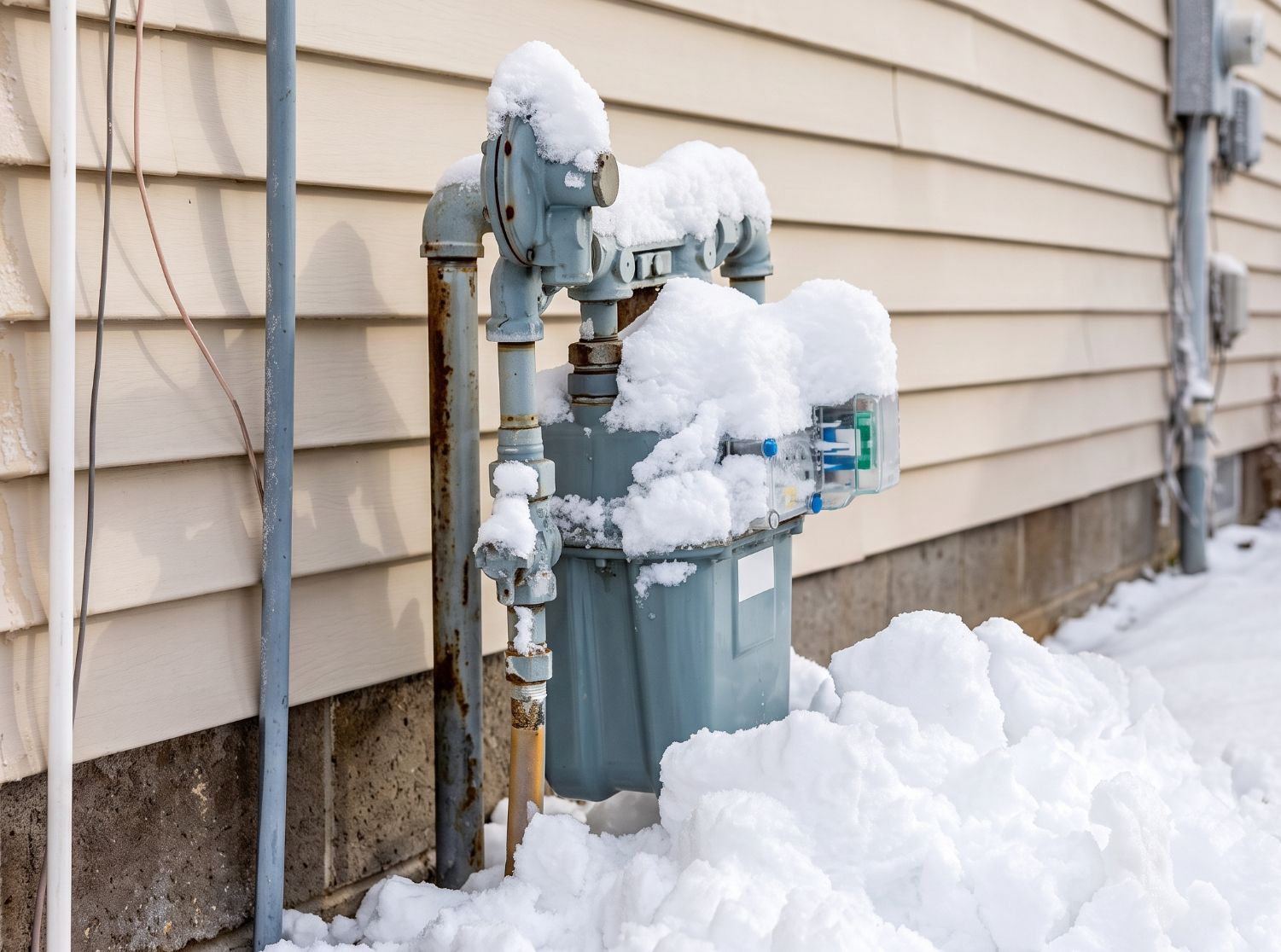 Natural gas meters and propane utility systems serving Nevada Lake Tahoe homes