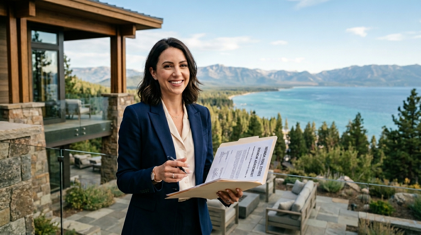 Nevada Lake Tahoe luxury real estate closing and escrow process