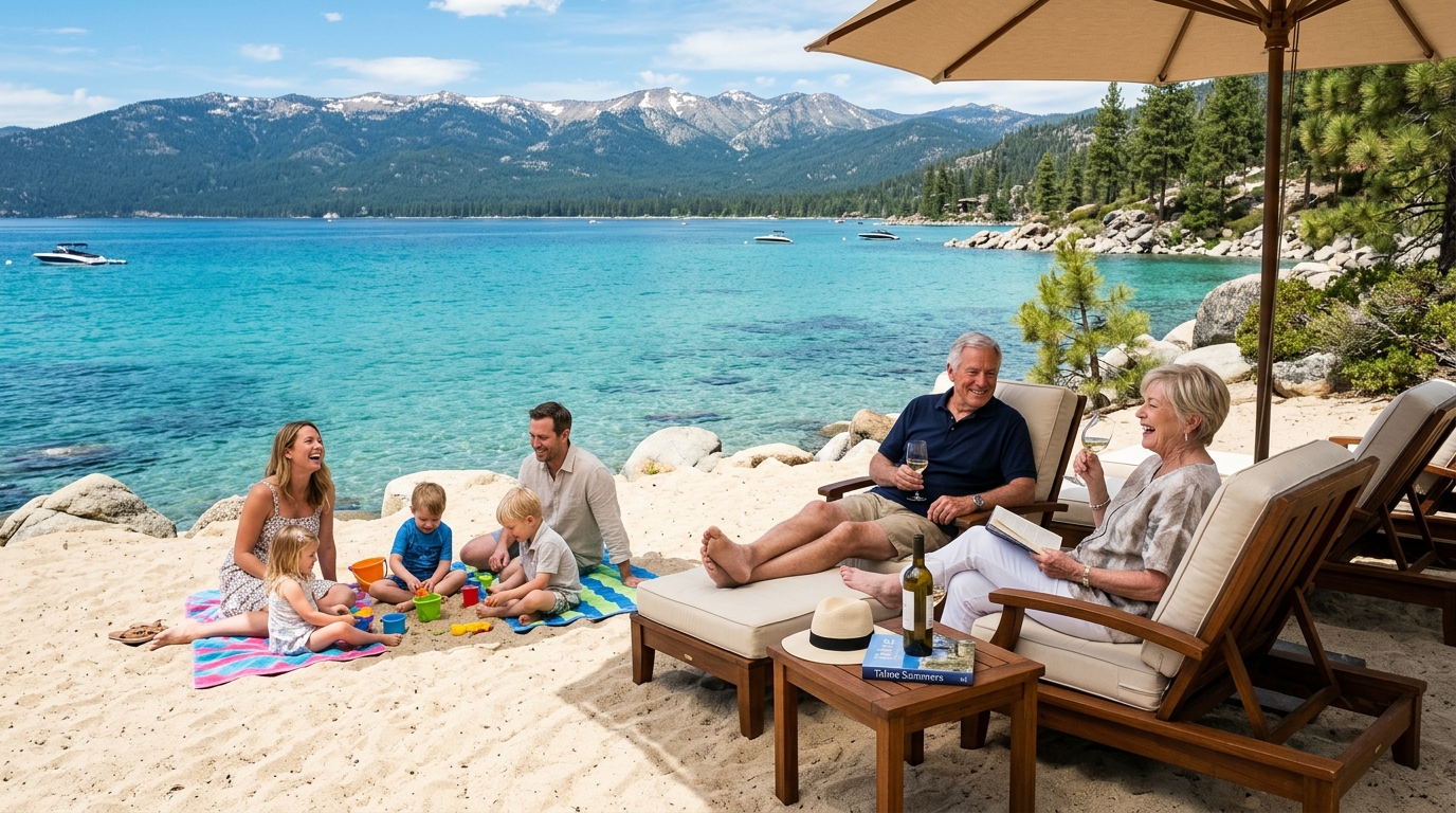 Incline Village Nevada IVGID beaches and private Lake Tahoe lifestyle