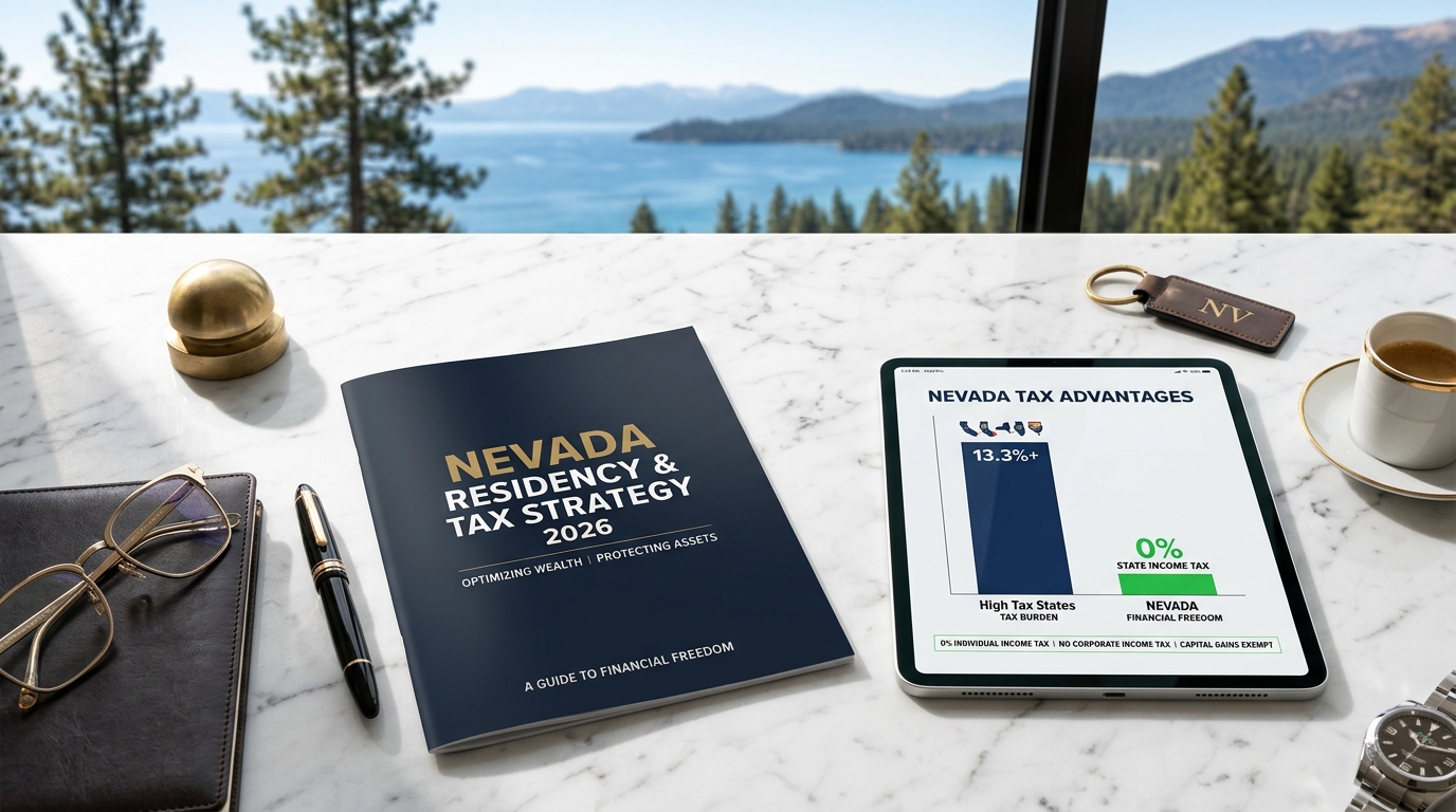 Lake Tahoe Nevada tax savings residency guide and luxury real estate investment strategy