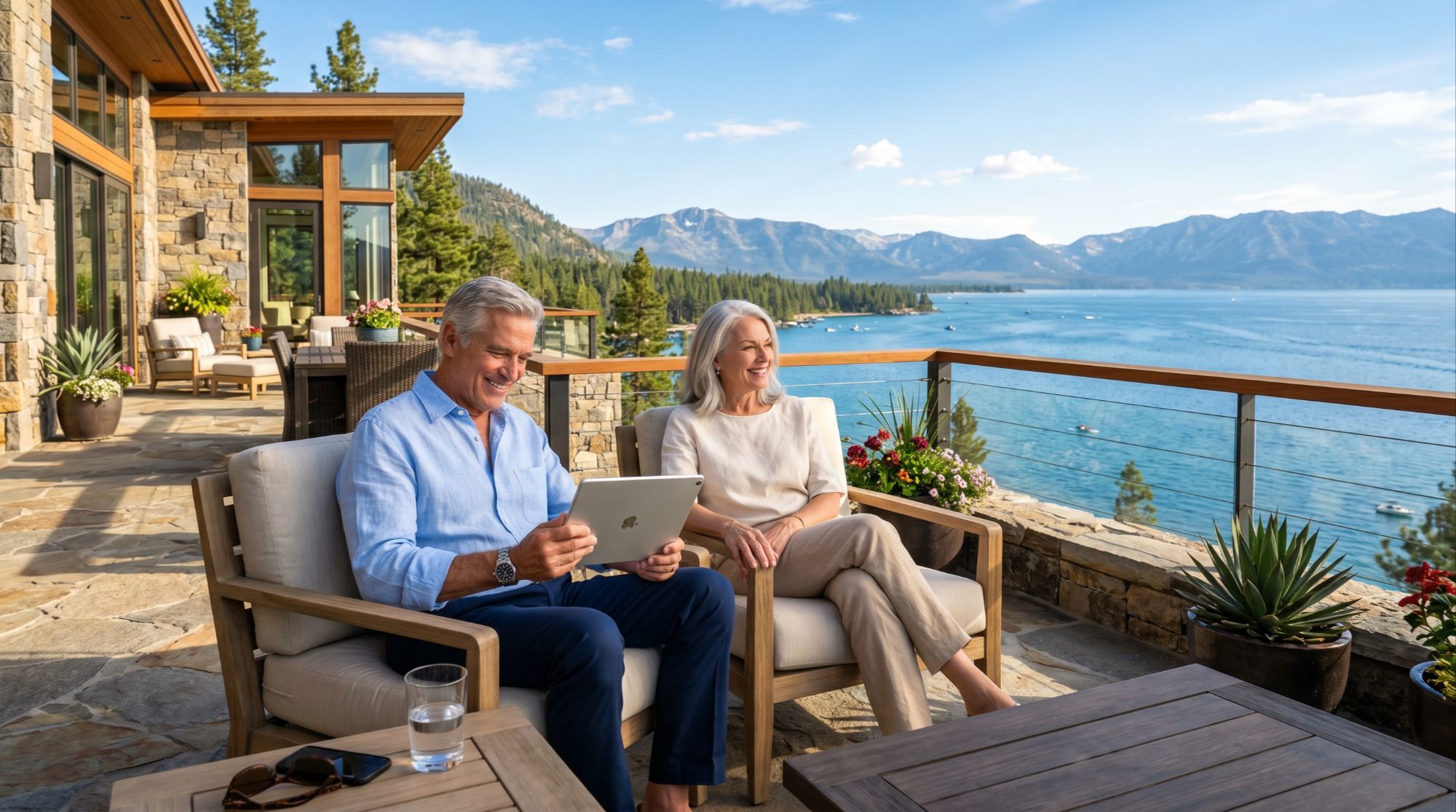 Living tax free on Lake Tahoe Nevada side summer lifestyle