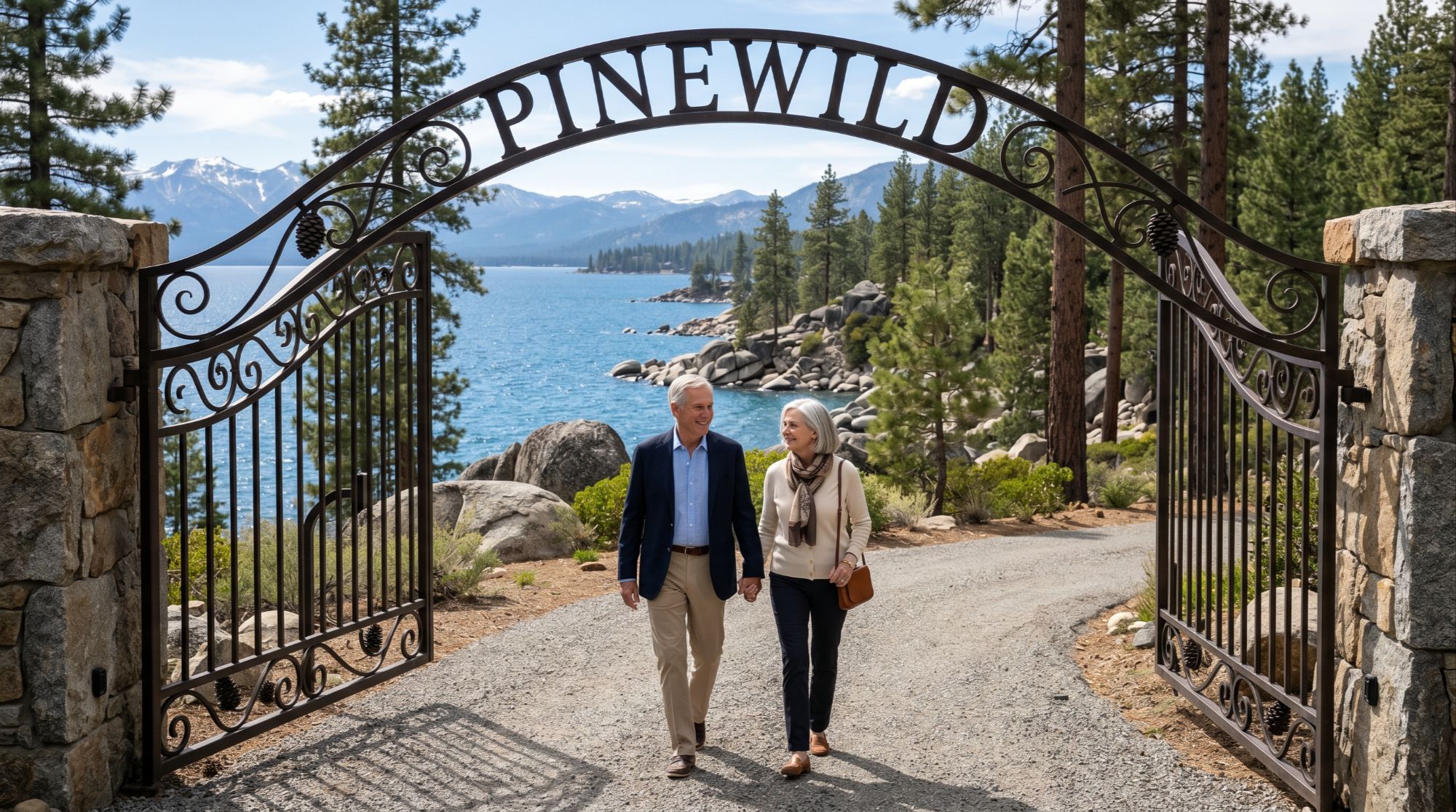 Pinewild Lake Tahoe mandatory HOA private beach gated waterfront community