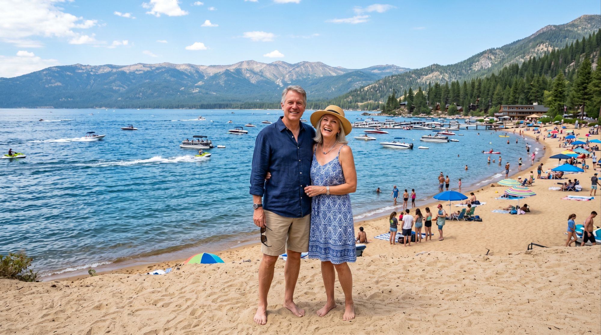 Round Hill GID Zephyr Cove Nevada public beach access Lake Tahoe