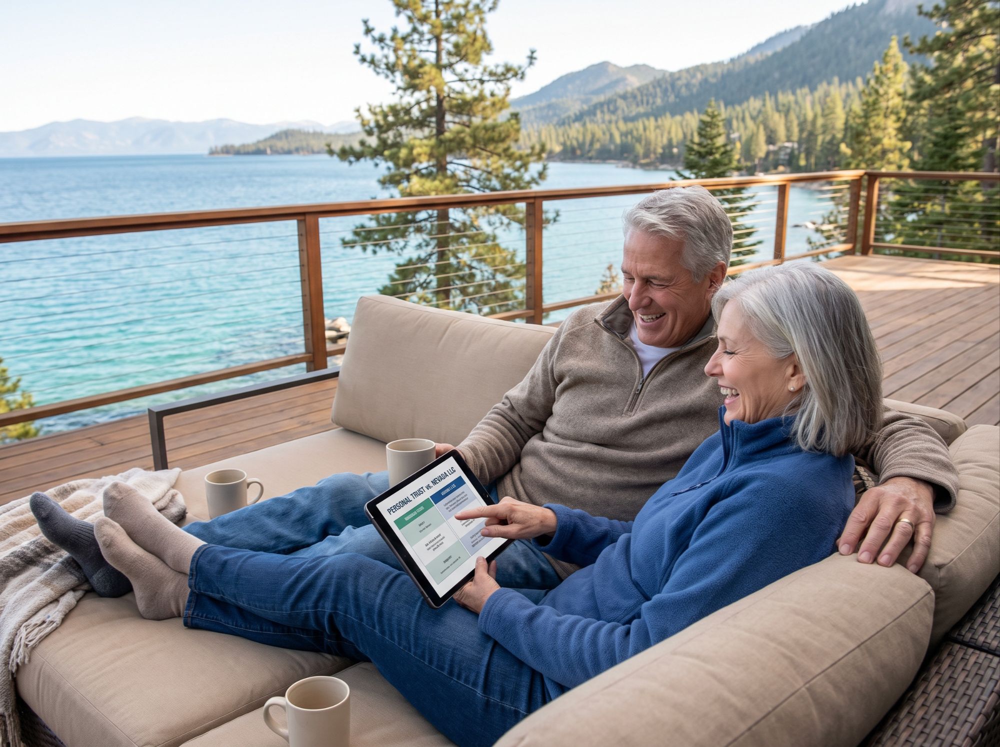 Personal name trust or Nevada LLC title vesting options for Lake Tahoe property