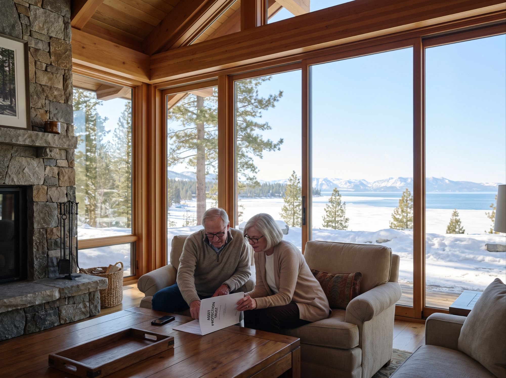 Lake Tahoe Nevada property privacy LLC registered agent and asset protection trust planning