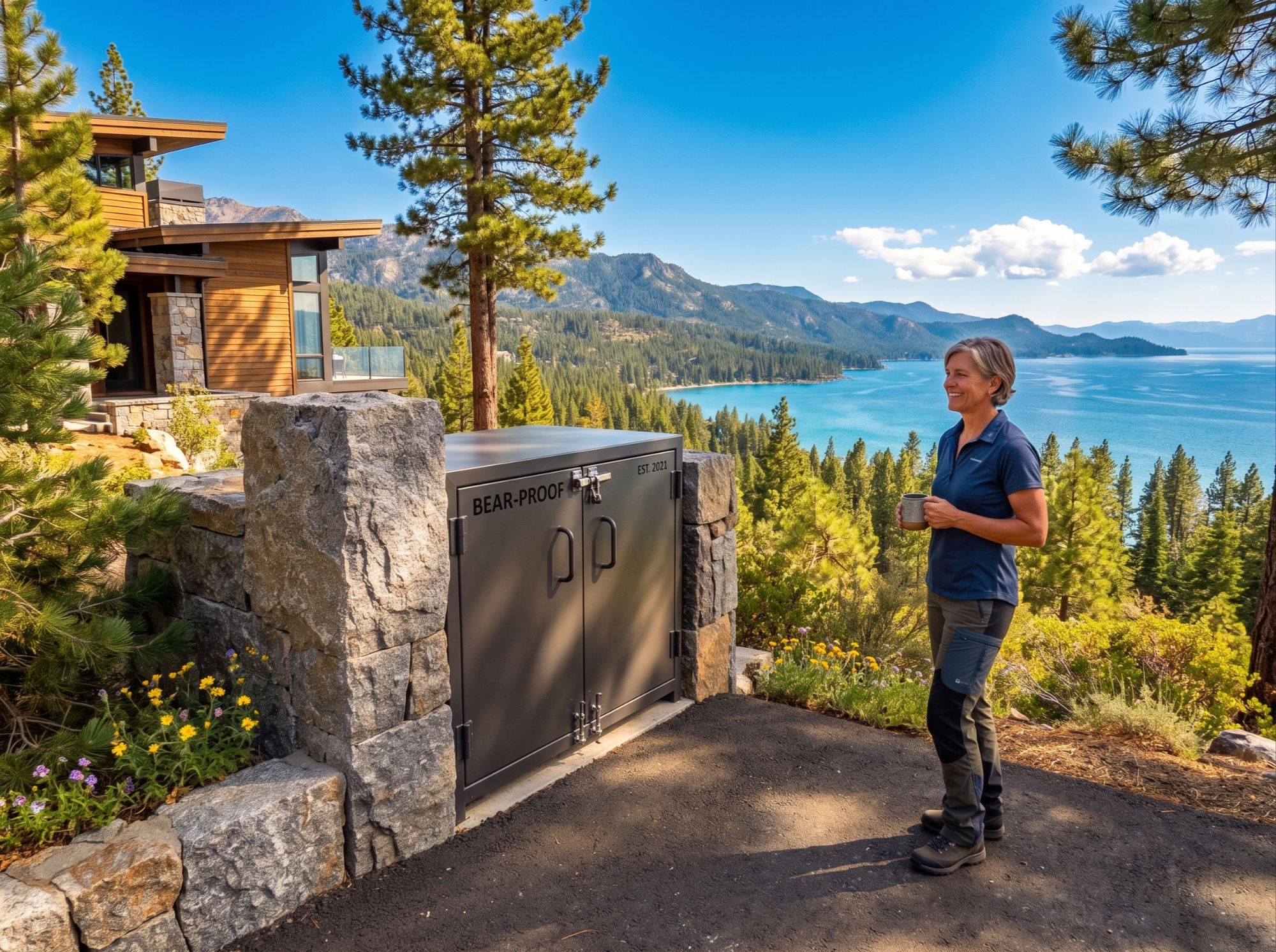 Bear box rules on the Nevada side of Lake Tahoe for Washoe and Douglas County homeowners