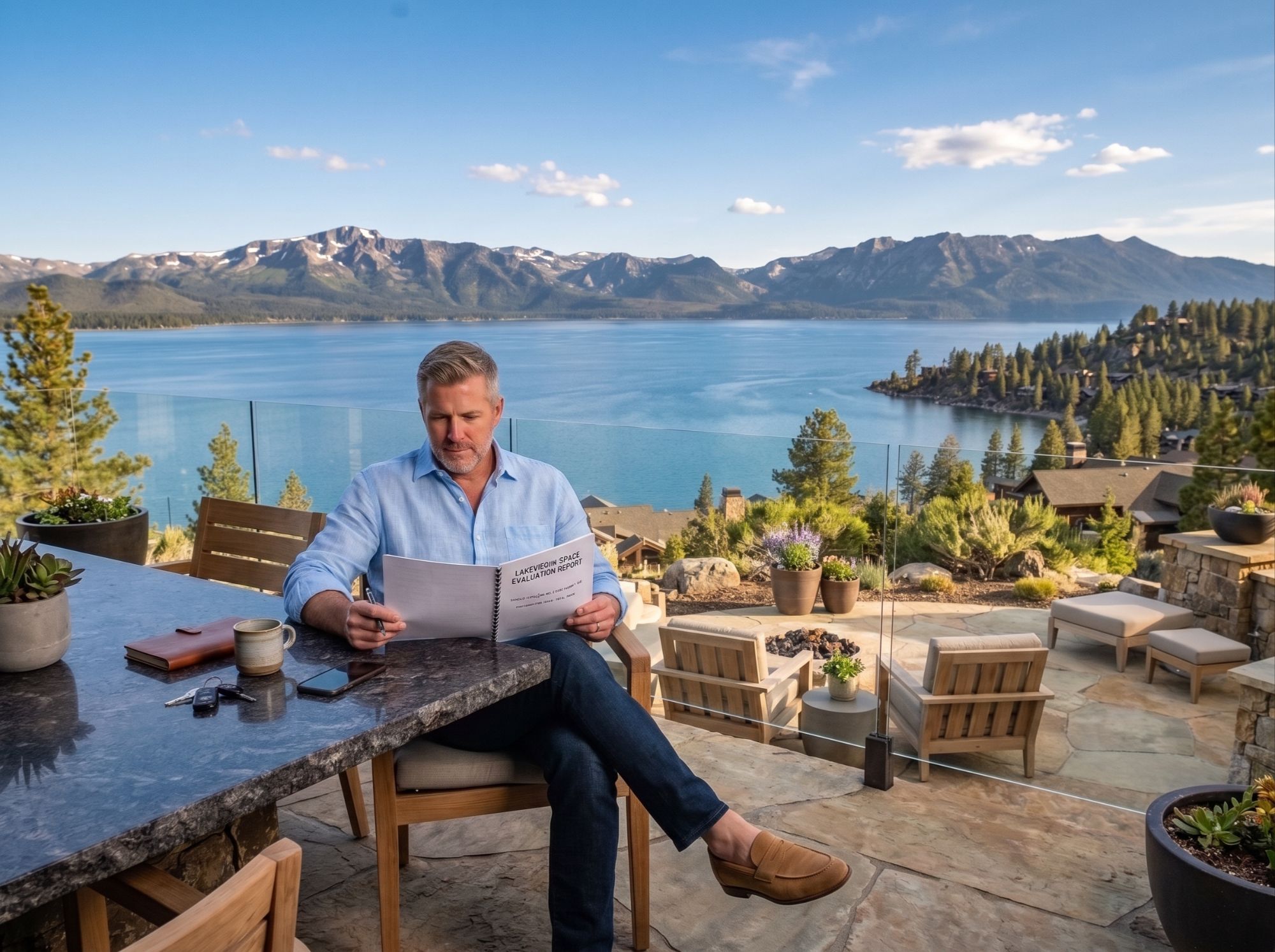 Nevada Lake Tahoe wildfire insurance and defensible space inspection for California and Washington buyers