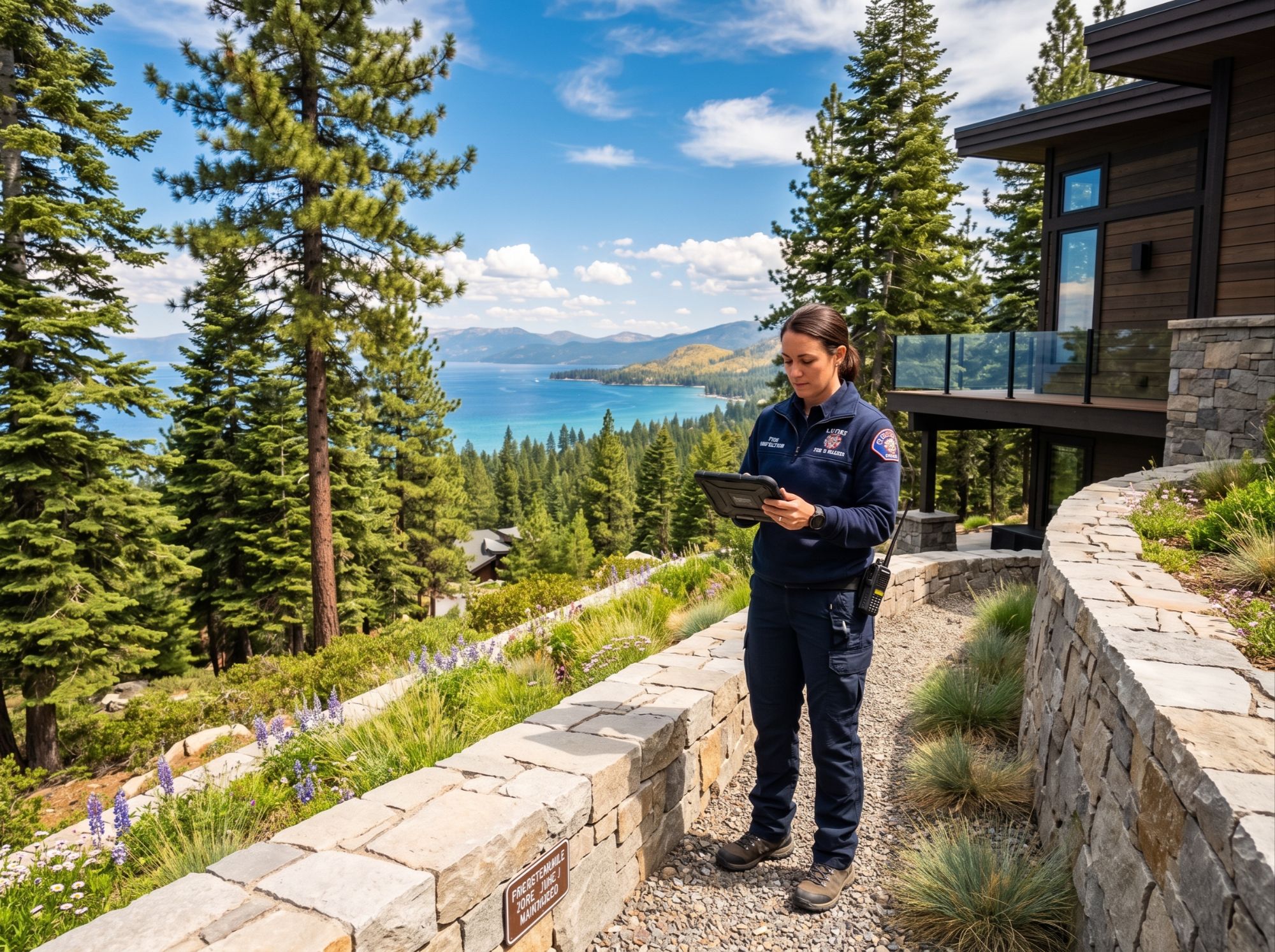 North Lake Tahoe Fire Protection District and Tahoe Douglas Fire Protection District defensible space inspections