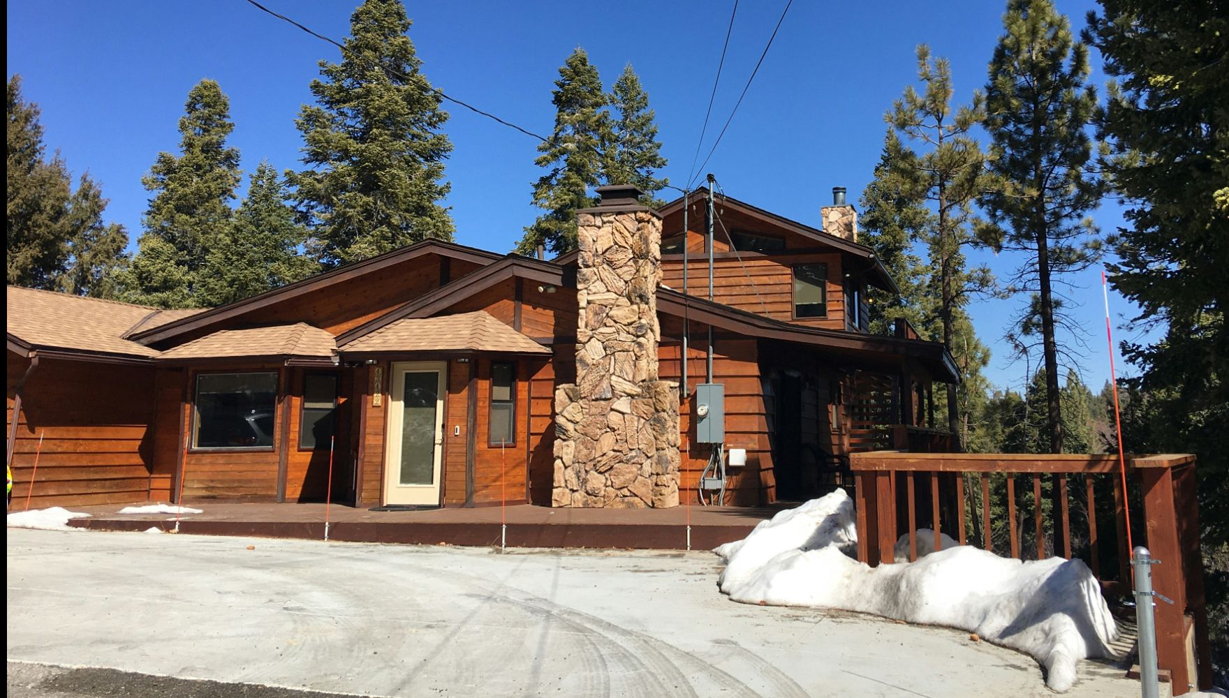 Winter-ready luxury home with heated driveway on the Nevada side of Lake Tahoe