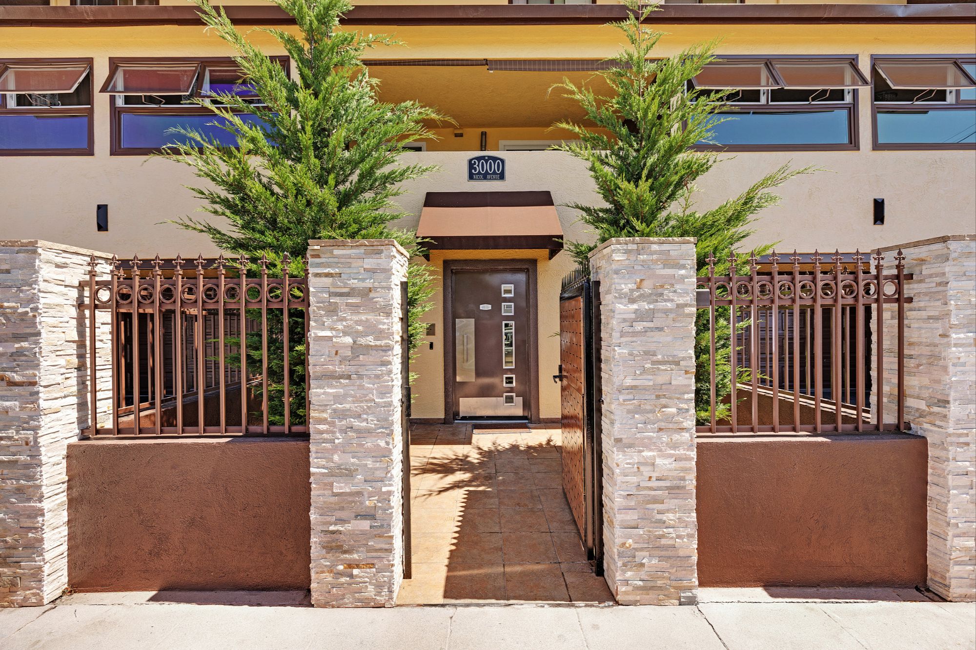 Front entrance at 3000 Nicol Avenue