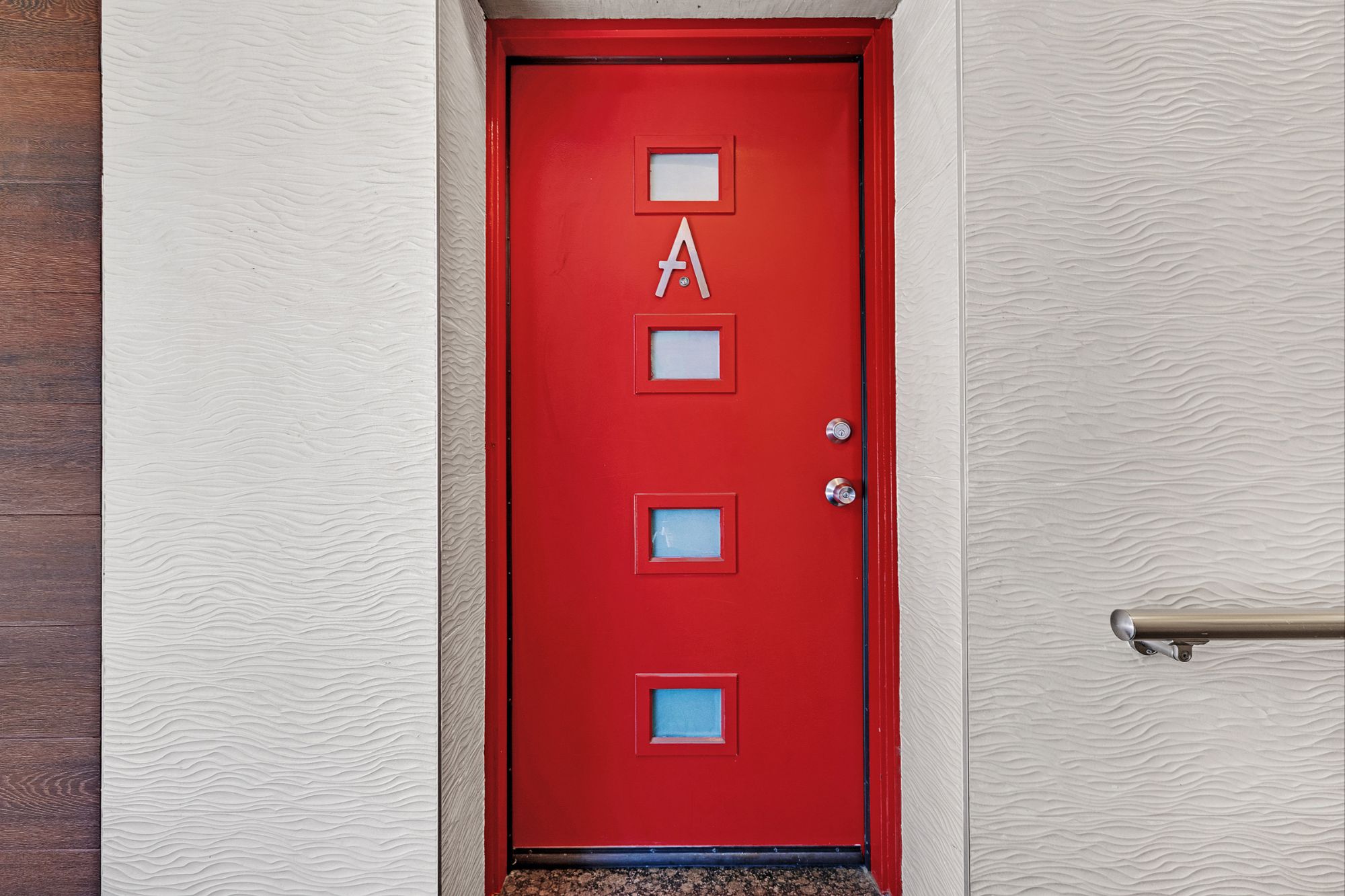 Apartment entry door at 2335 Market Street