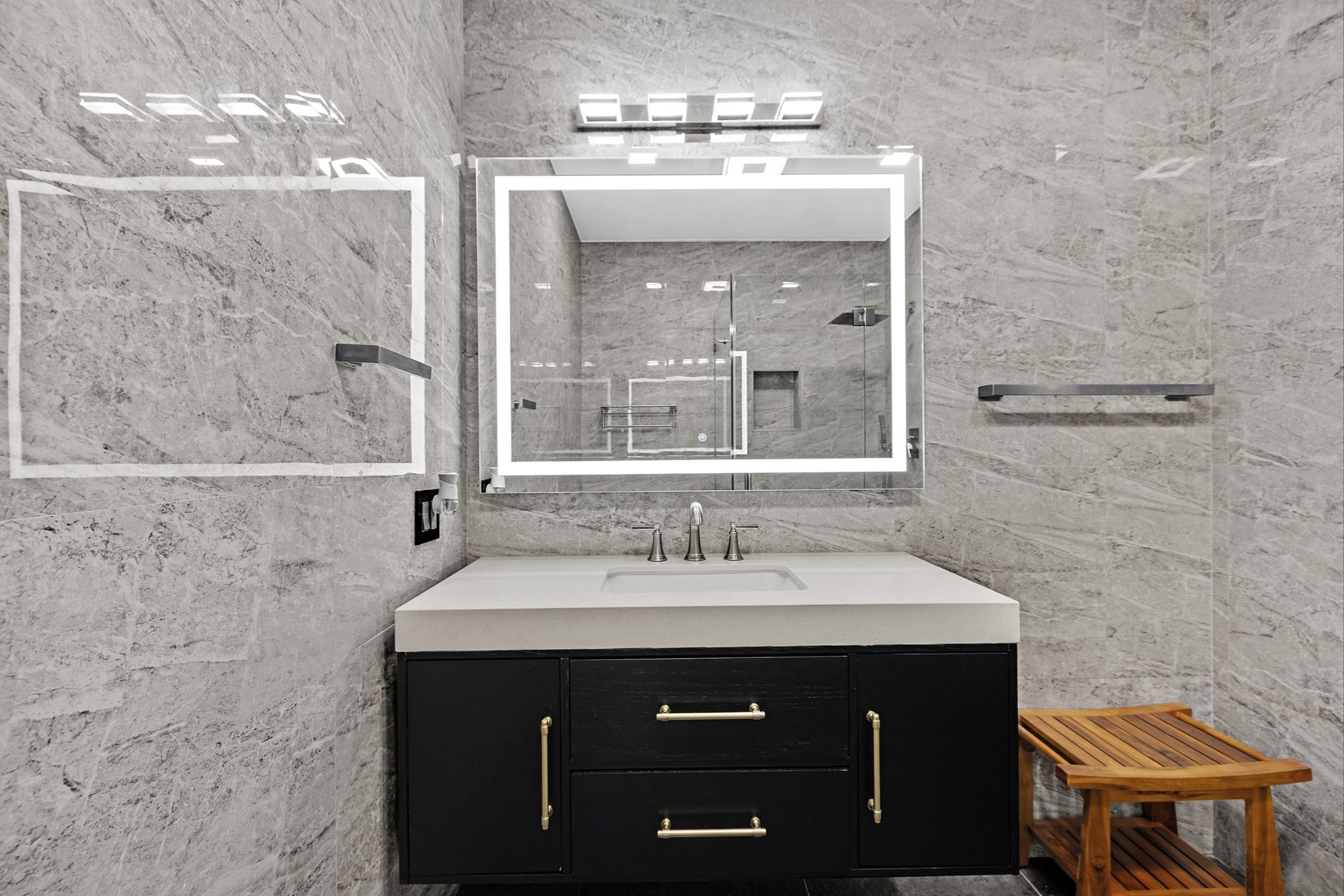 Bathroom vanity at 2335 Market Street