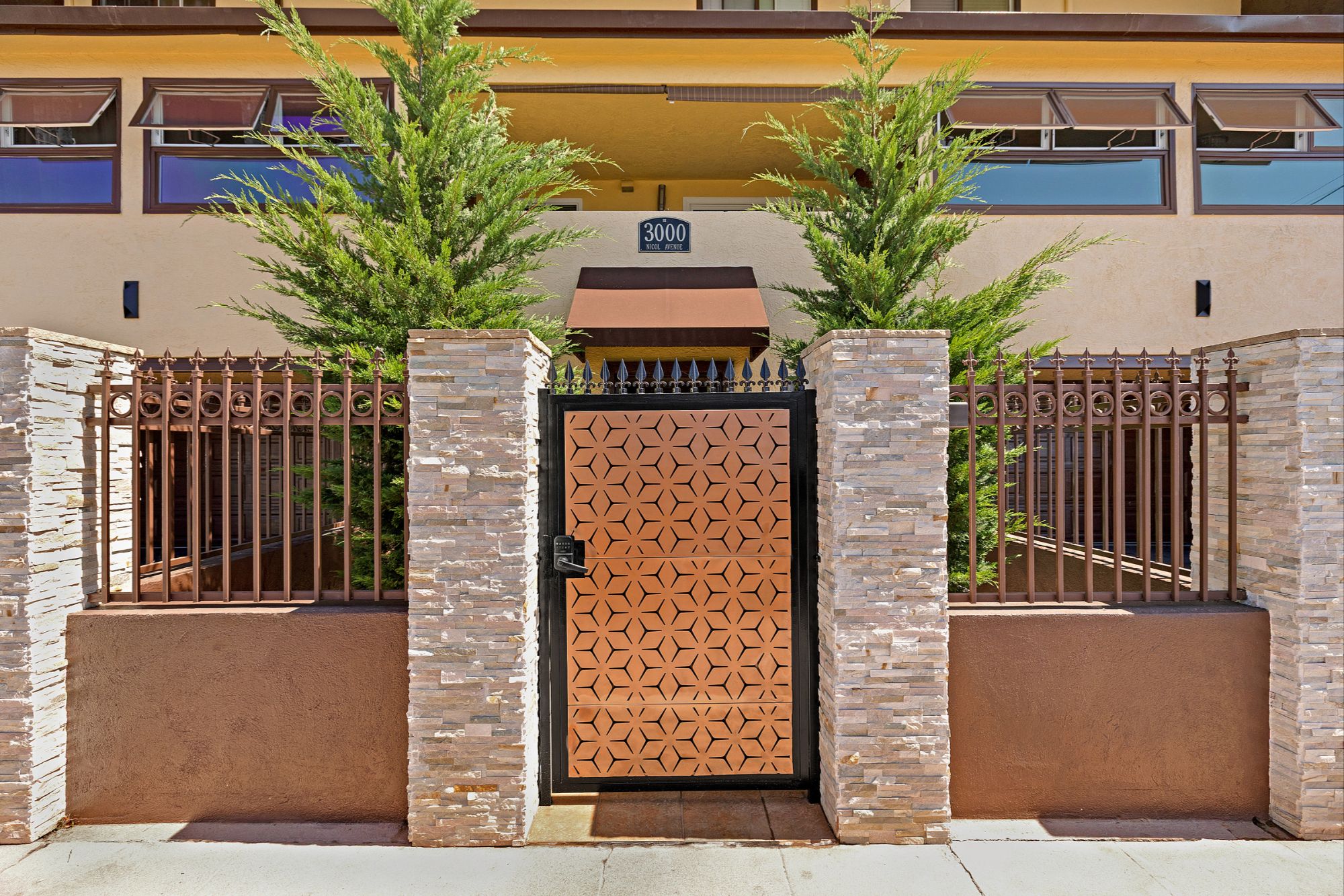 3000 Nicol Avenue entry gate
