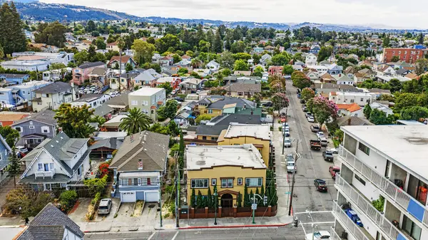 Side aerial view of 2300 Fruitvale
