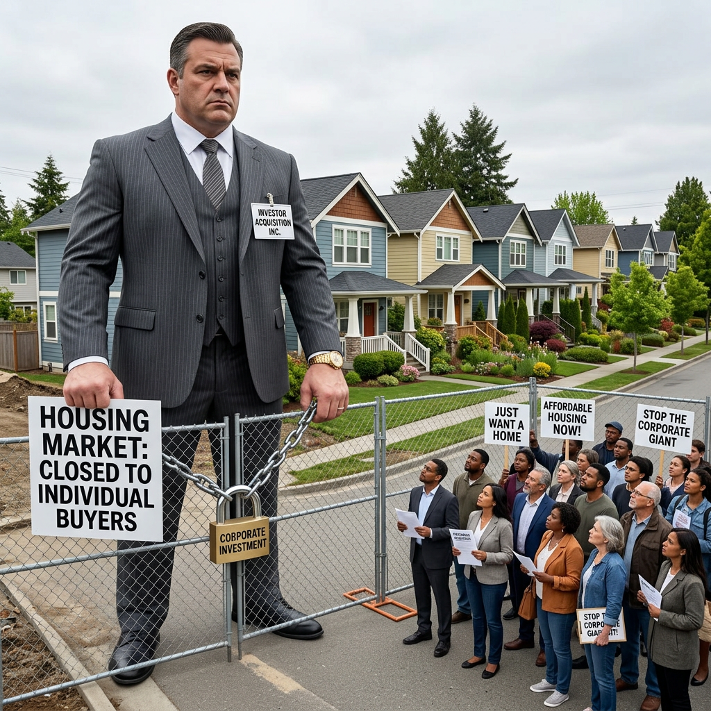 Corporate buyer blocking access to affordable homes for first time buyers and downsizers