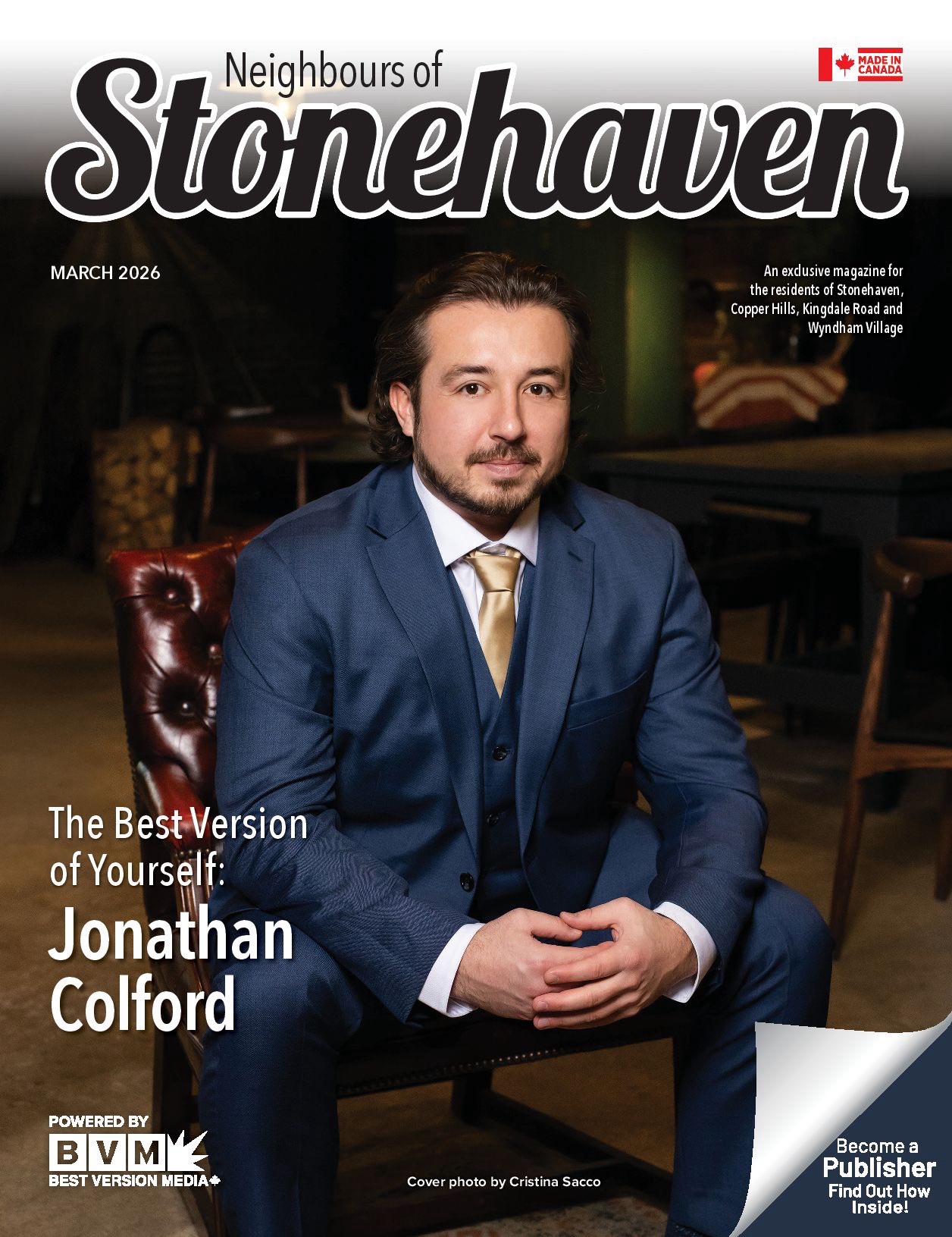 Neighbours of Stonehaven cover featuring Jonathan Colford