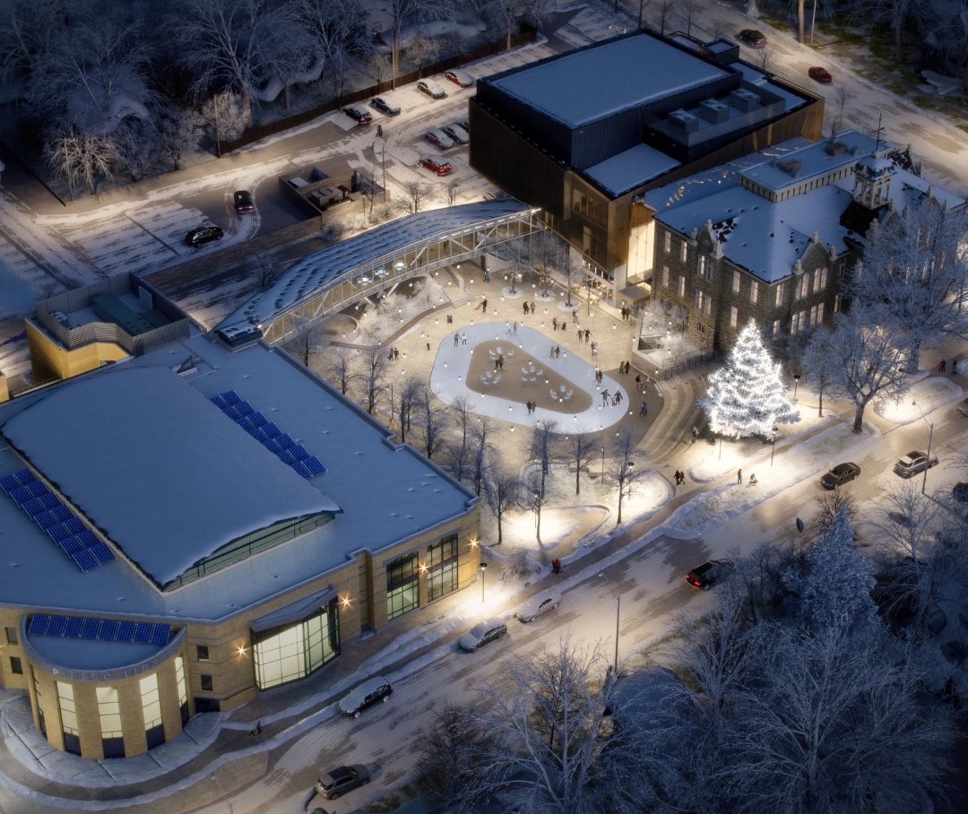 Aurora Town Square in downtown Aurora Ontario