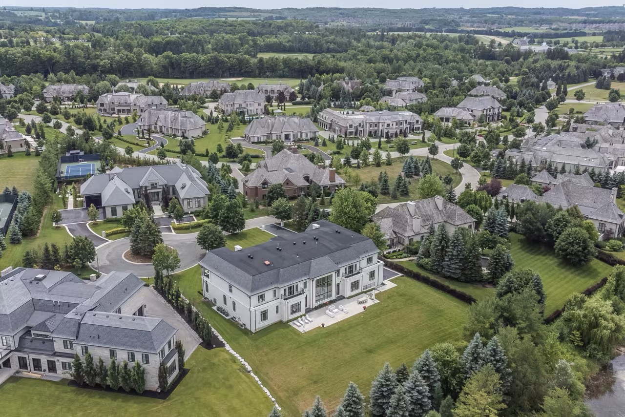 Aurora mature luxury residential street
