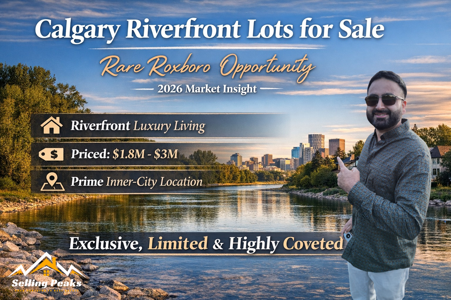 Calgary Riverfront Lots Roxboro