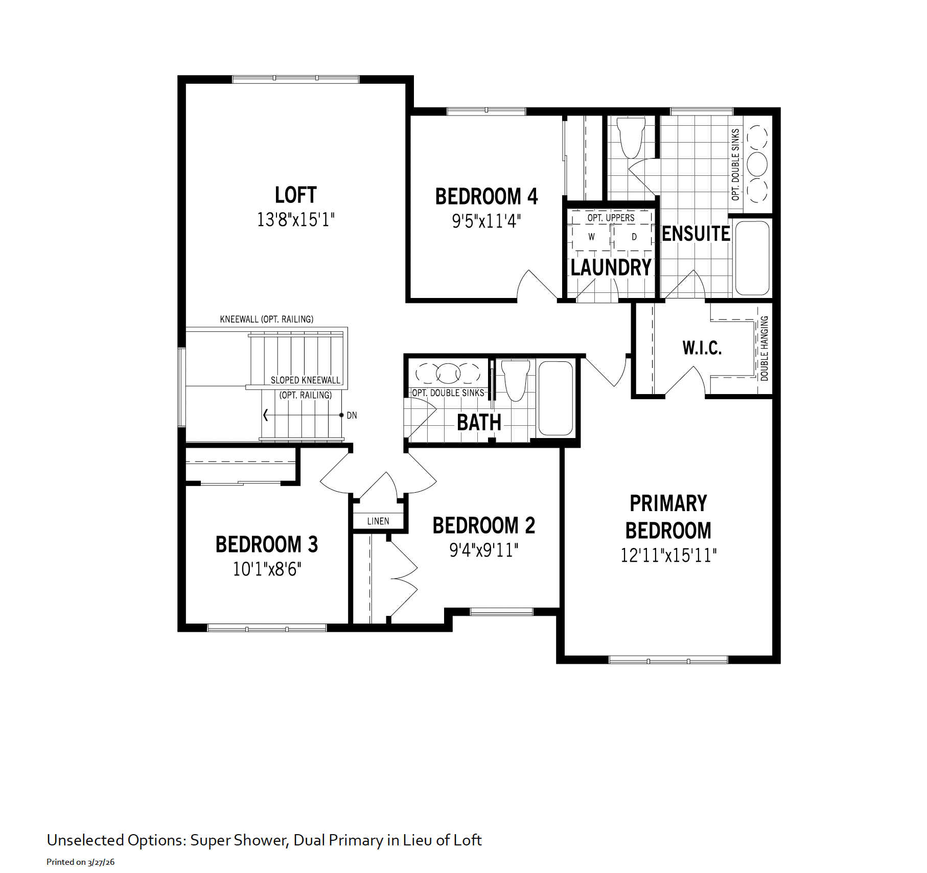 Second Floor Layout