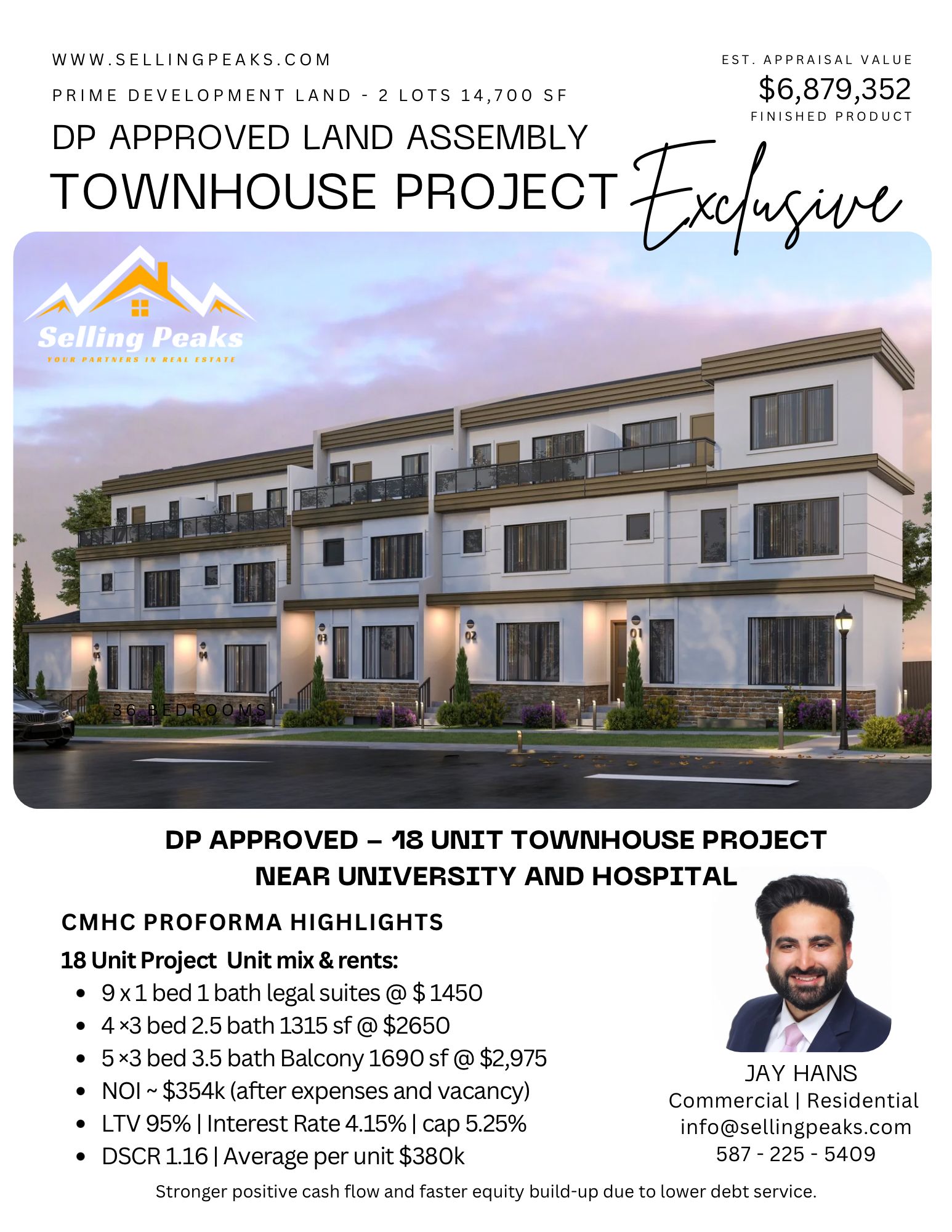 NW Calgary 18-Unit Townhouse Project Brochure