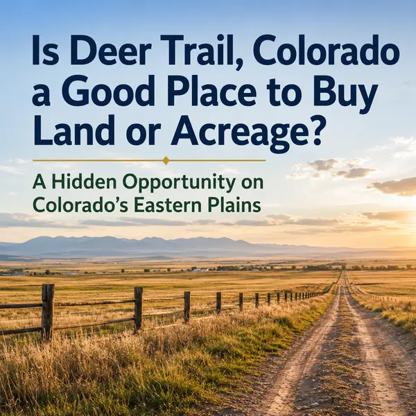 Is Deer Trail Colorado a Good Place to Buy Land or Acreage?,Chelsea Pruitt