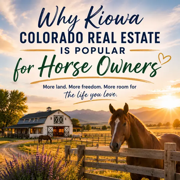 Why Kiowa Colorado Real Estate Is Popular for Horse Owners